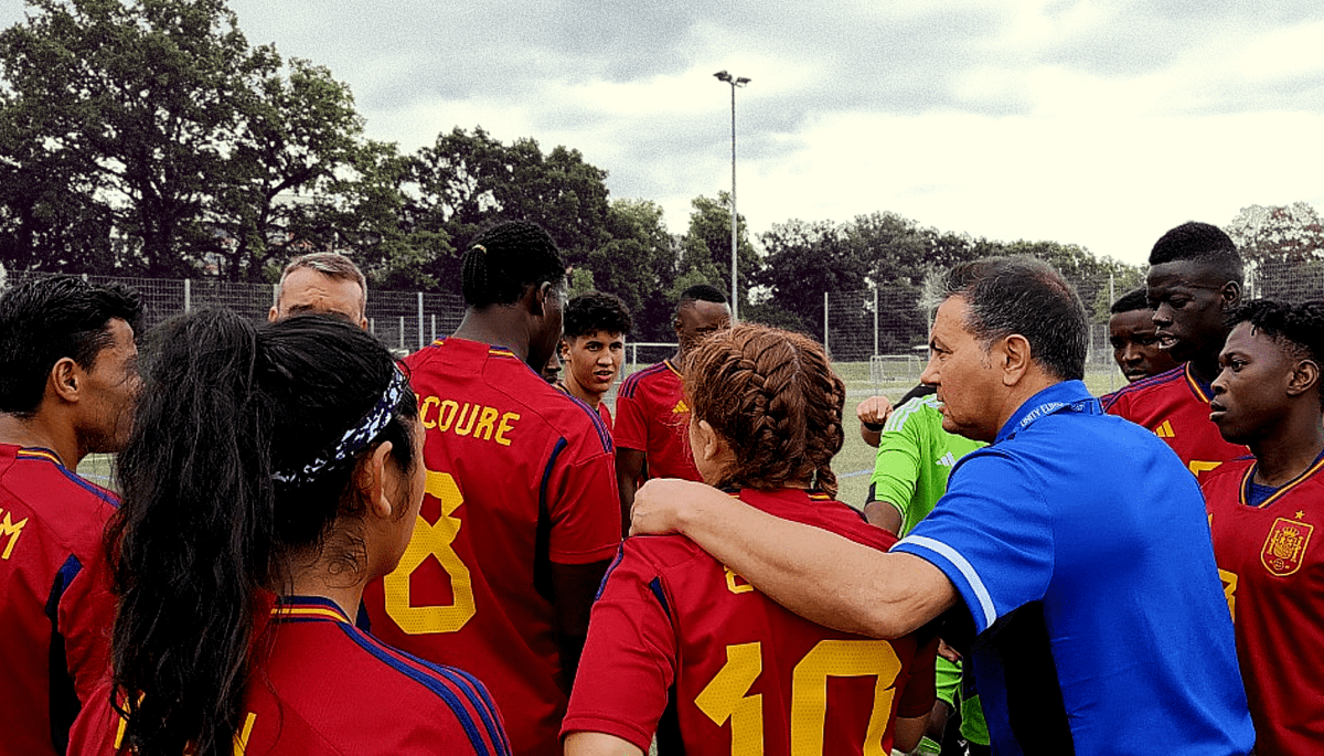 Selección española de refugiados - RFEF - Unity Cup - UEFA