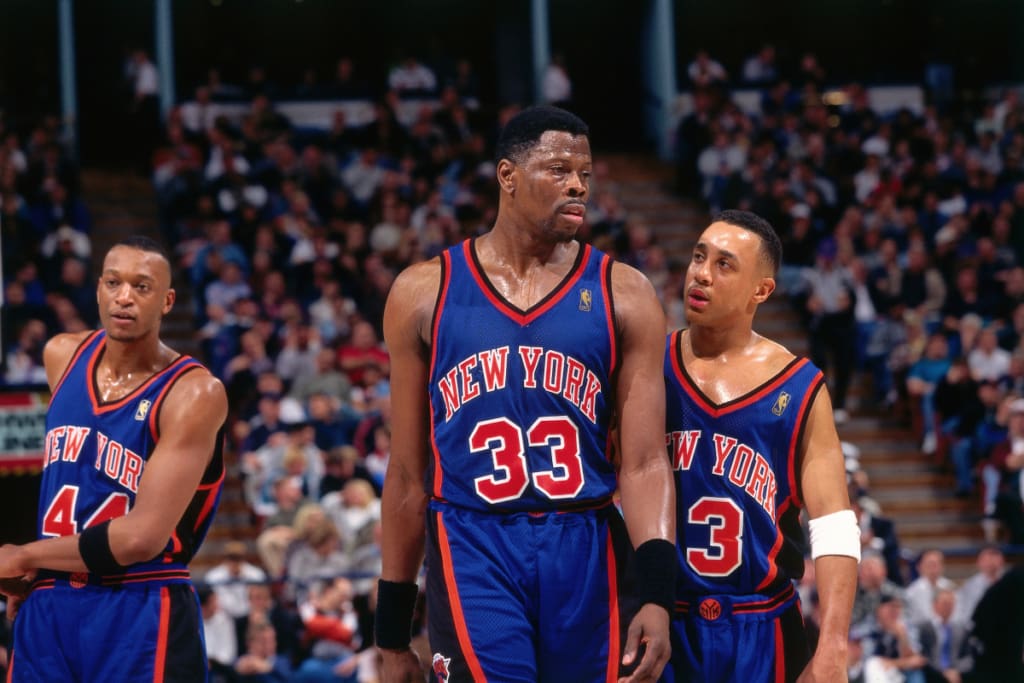 New York Knicks - Patrick Ewing - John Starks - Rangers